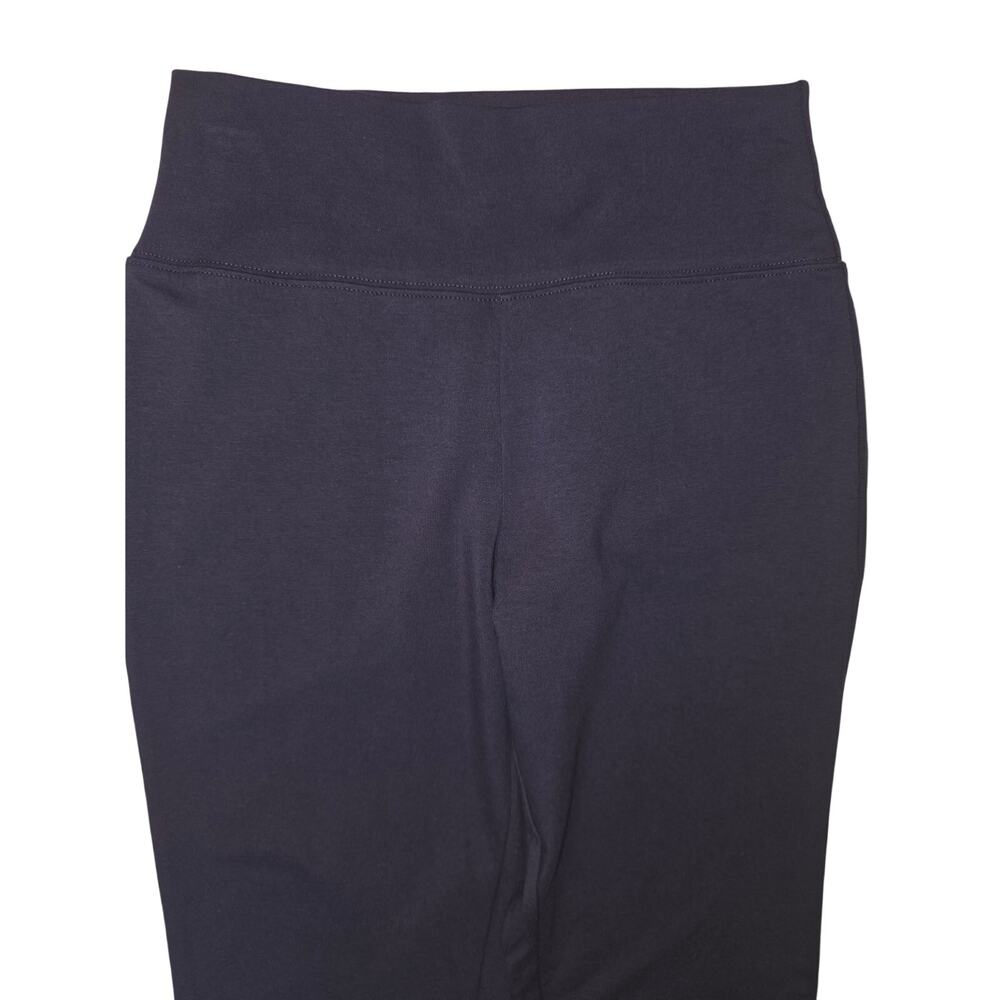 NWT XL Women's Leggings w/Ankle Slit, Slight Flare Leg, Eggplant MSRP $24 - Picture 5 of 8